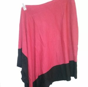 Chico's Maeve Poncho Renaissance Red